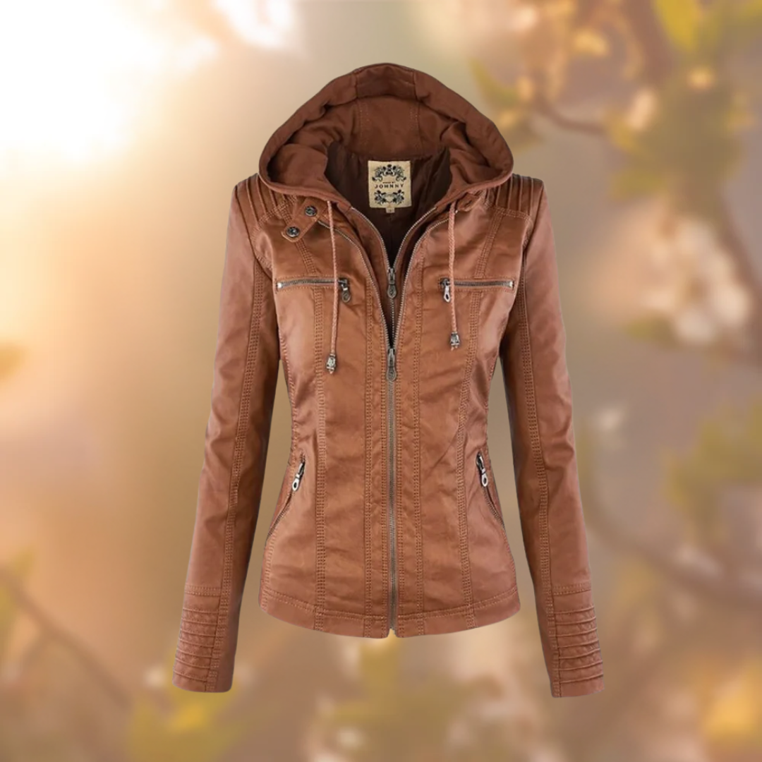 Cleo | Wegańska kurtka skórzana