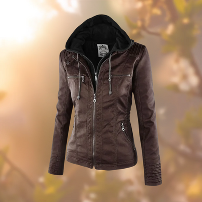 Cleo | Wegańska kurtka skórzana