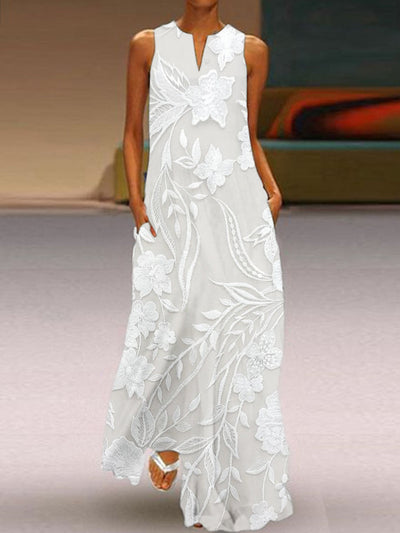 Meliora™ - Luksusowa sukienka z nadrukiem