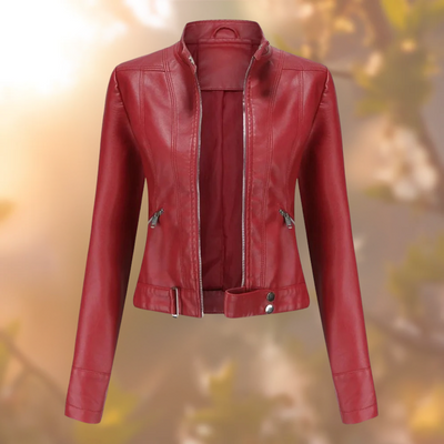 Aria | Wegańska kurtka skórzana