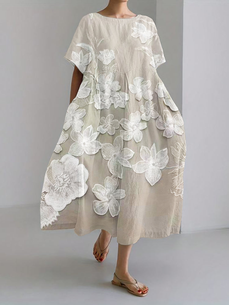 Cirelle™ - Elegancka sukienka z kwiatowym nadrukiem