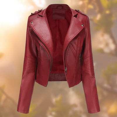 Johanna | Elegancka skórzana kurtka