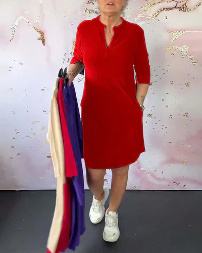 Hanne | Elegancka sukienka z dekoltem