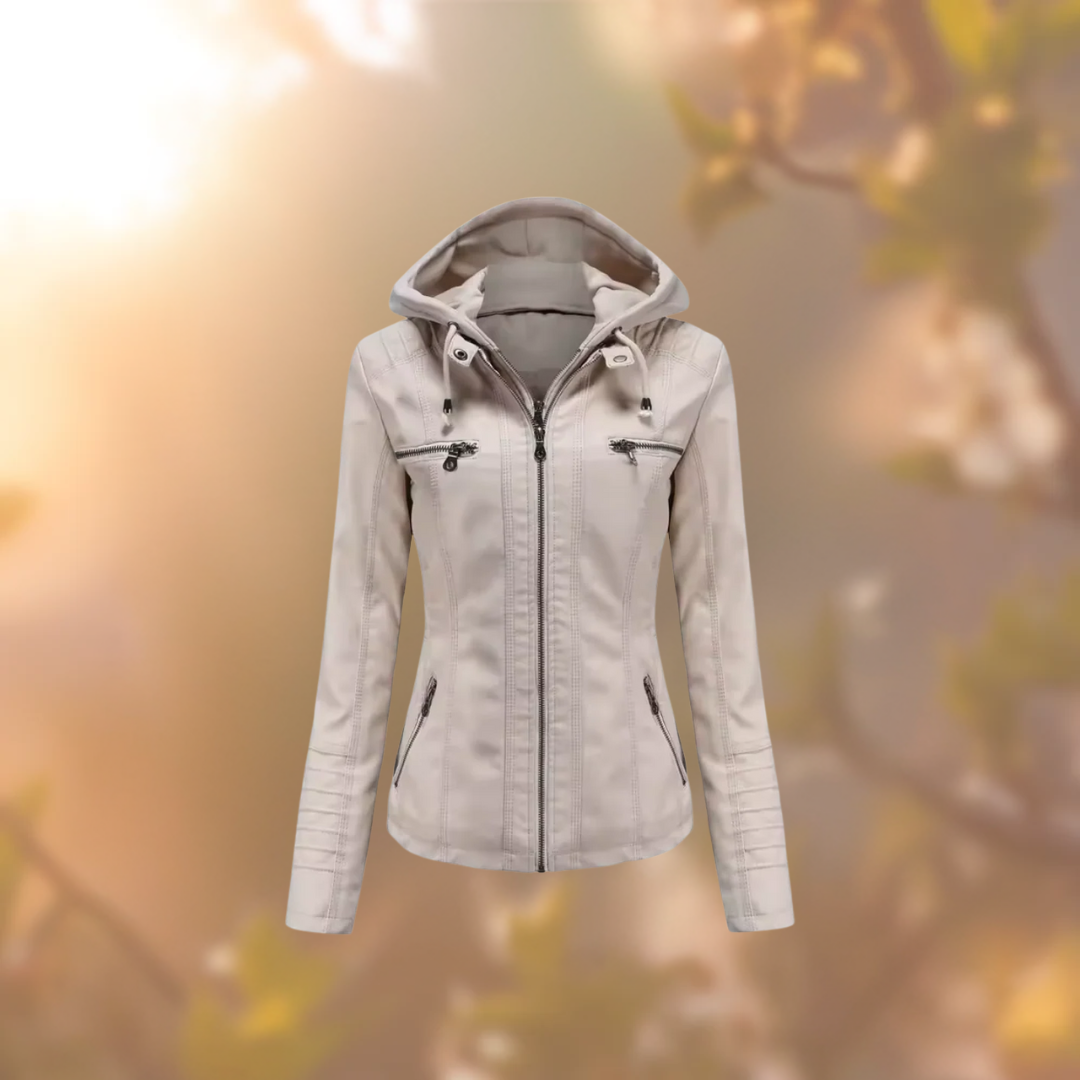 Kayla - Wygodna skórzana kurtka