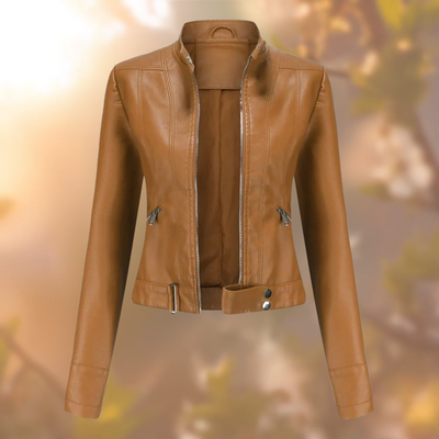 Aria | Wegańska kurtka skórzana