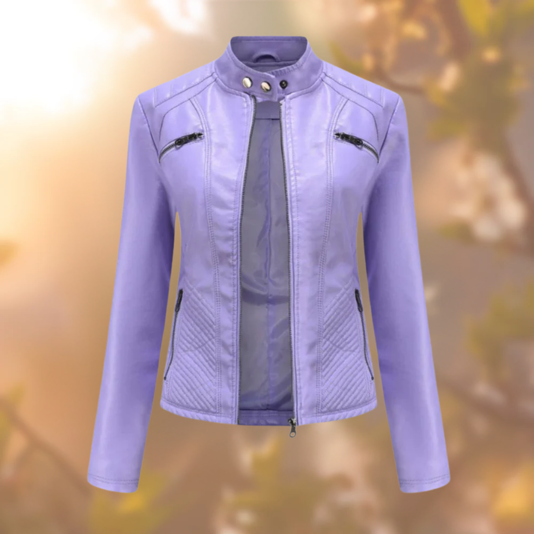 Robyn™ elegancka kurtka skórzana