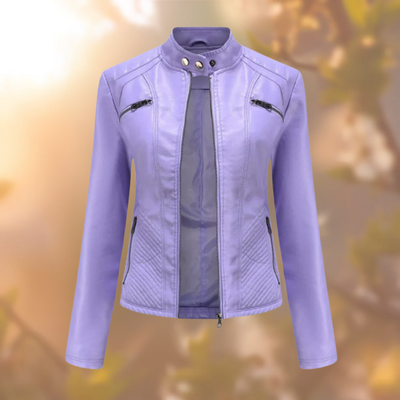 Robyn™ elegancka kurtka skórzana