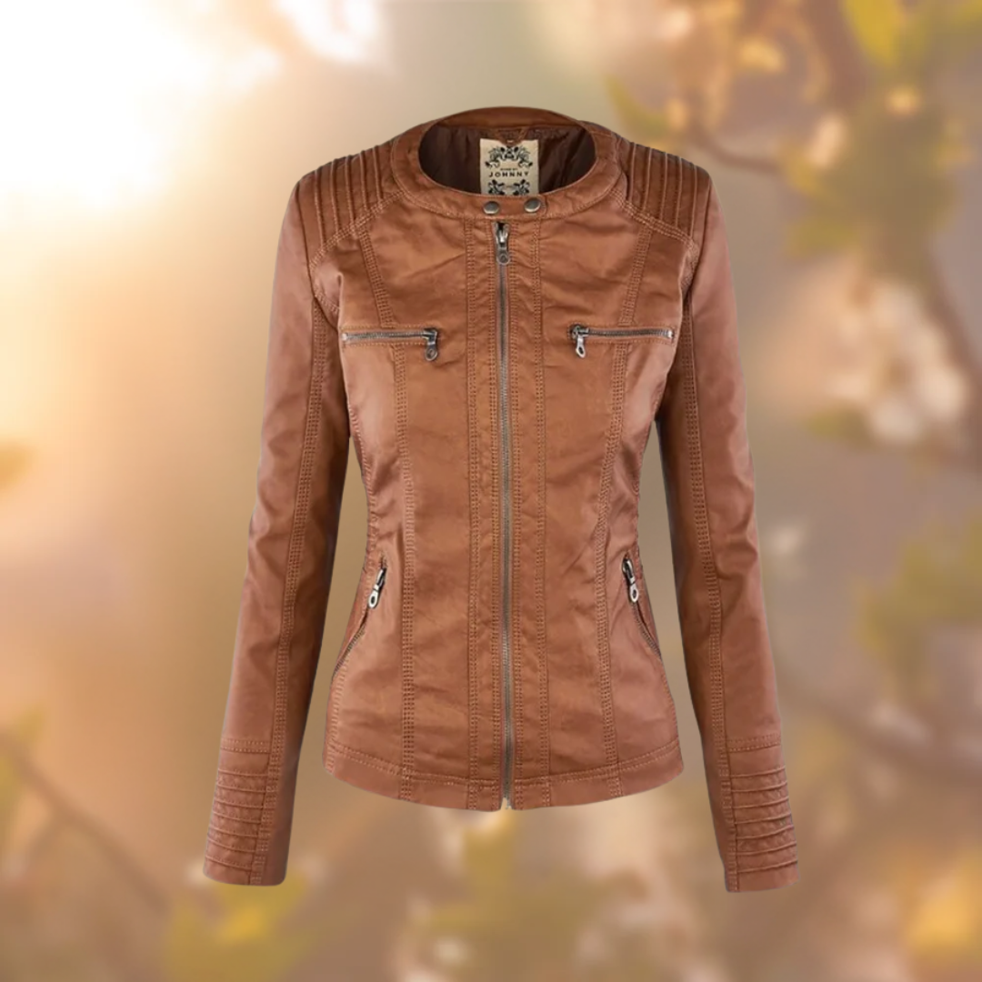 Cleo | Wegańska kurtka skórzana