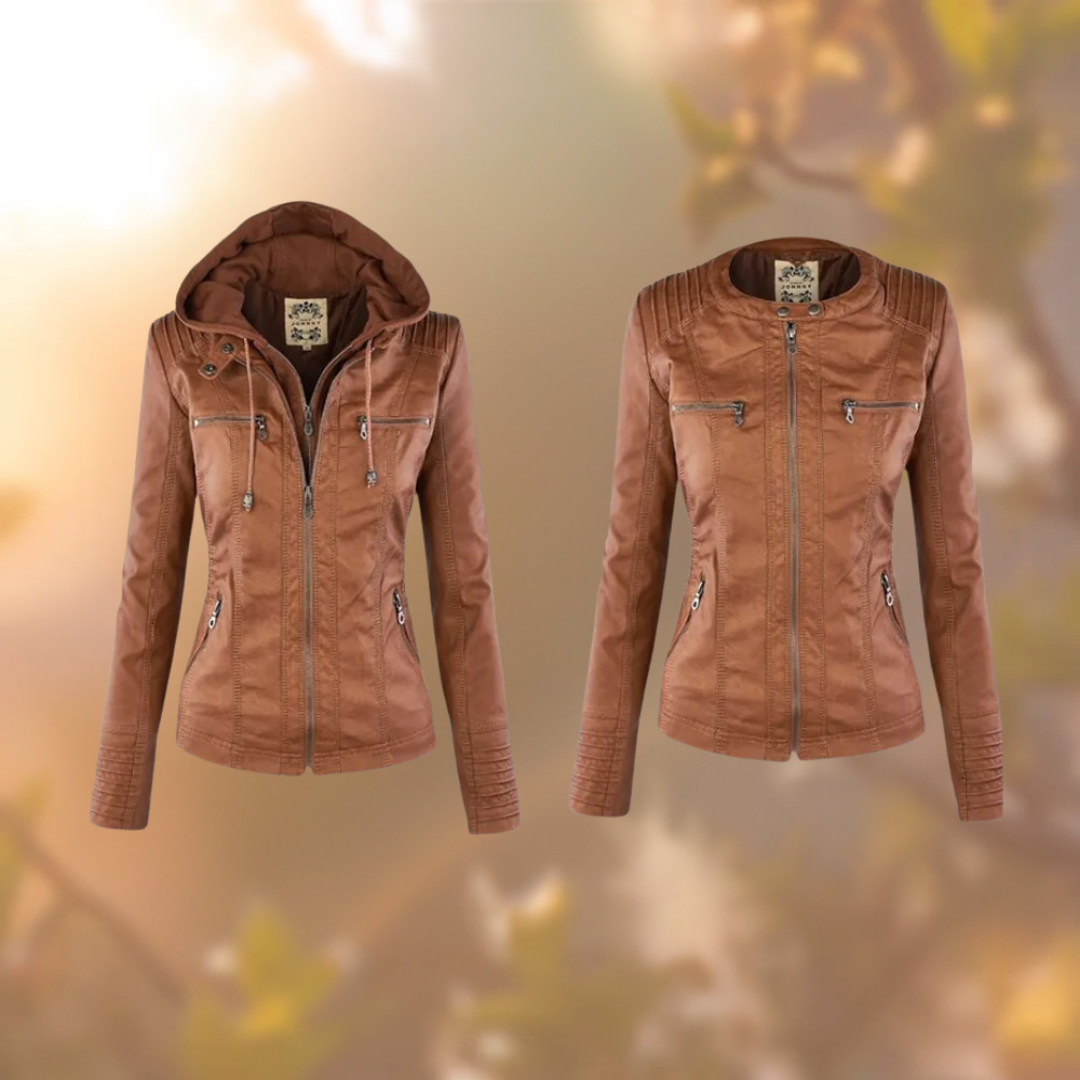 Cleo | Wegańska kurtka skórzana