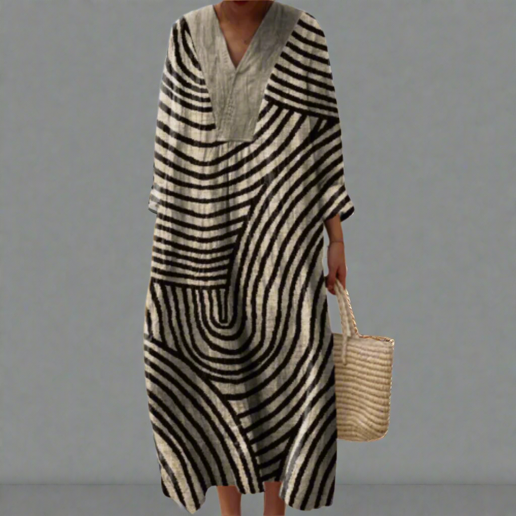 Abigail™ | Elegancka geometryczna sukienka