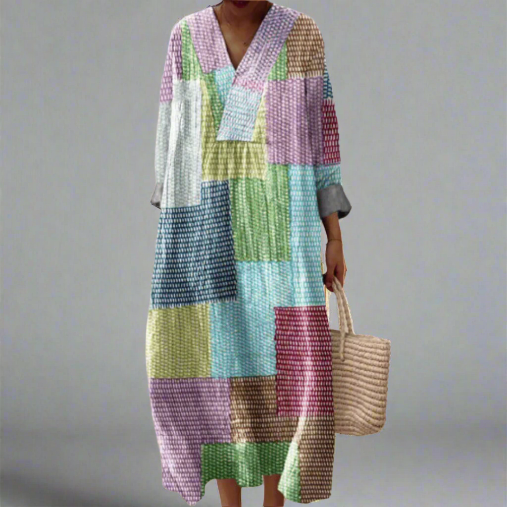 Heather™ | Elegancka geometryczna sukienka