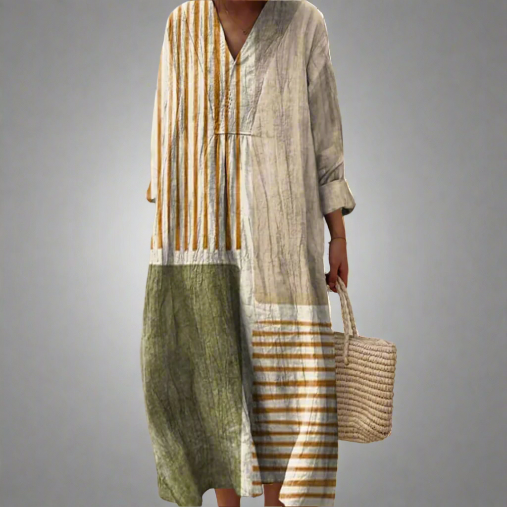 Dolores™ | Elegancka geometryczna sukienka