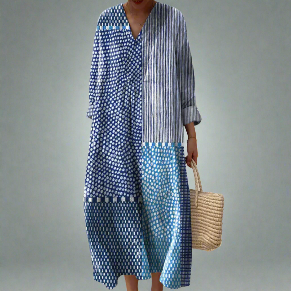 Cathy™ | Elegancka geometryczna sukienka