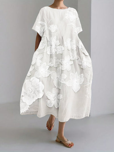 Cirelle™ - Elegancka sukienka z kwiatowym nadrukiem