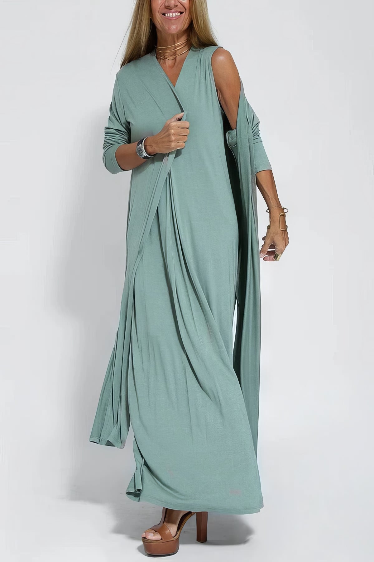 Claire | Elegancka sukienka maxi